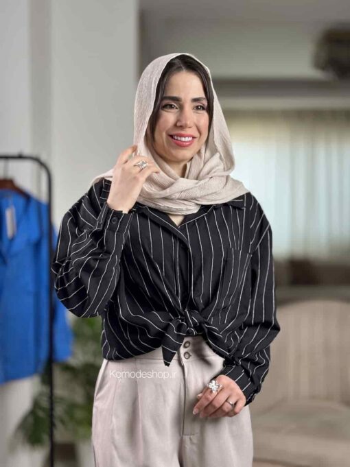 شومیز راه راه پری ترک