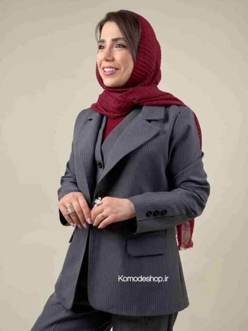 کت و شلوار جلیقه دیپلمات یونیک - Image 16