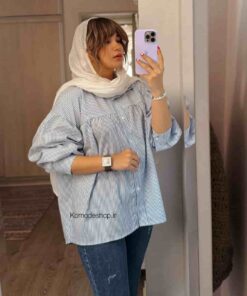 شومیز عروسکی راه راه لامیا