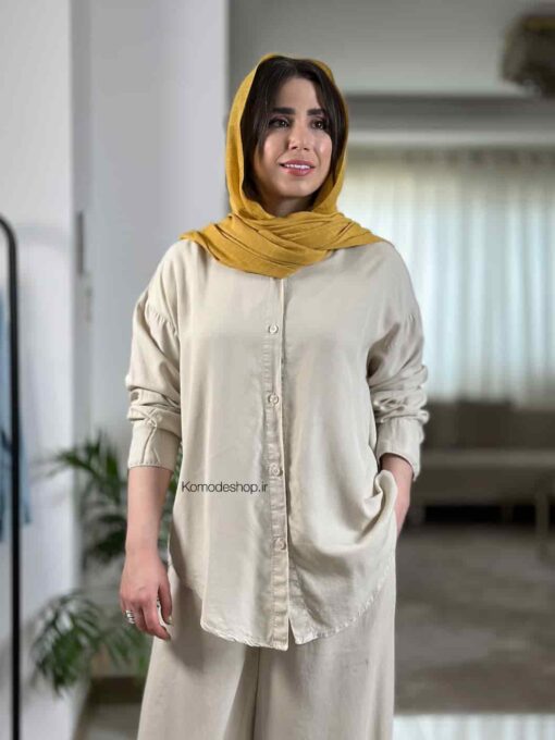 شومیز بلند سیلک ( میلانو ) - Image 8