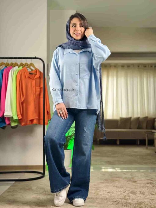 شومیز پری رنگین کمون - Image 29