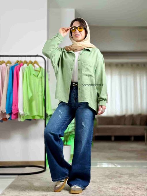 شومیز پری رنگین کمون - Image 17