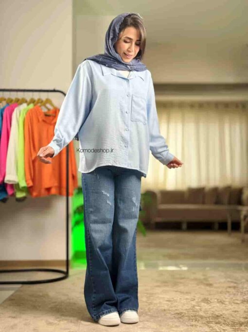 شومیز پری رنگین کمون - Image 30