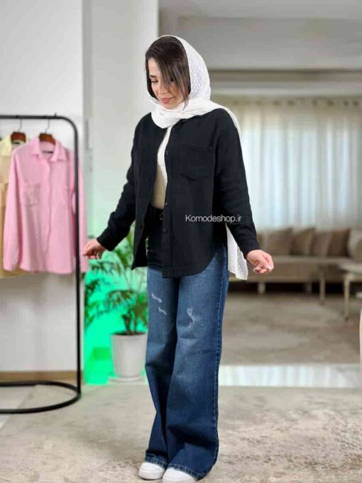 شومیز کنفی پاستلی - Image 4