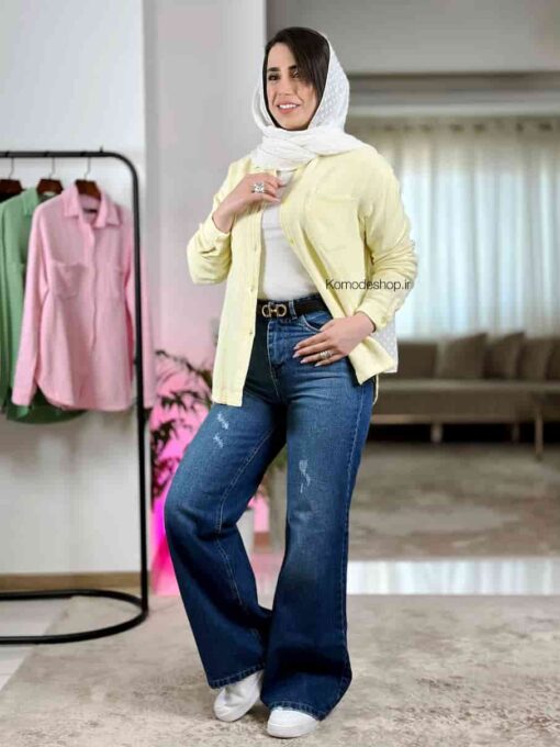 شومیز کنفی پاستلی - Image 7