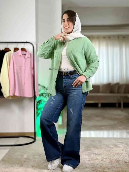 شومیز کنفی پاستلی - Image 8