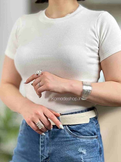 بادی آستین کوتاه کبریتی - Image 13