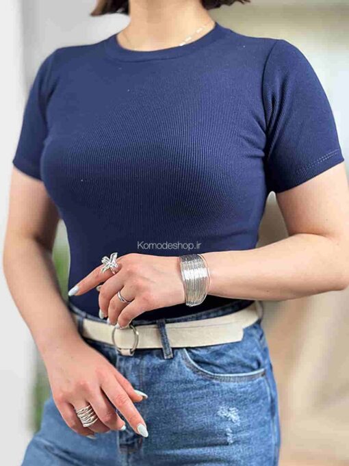 بادی آستین کوتاه کبریتی - Image 4