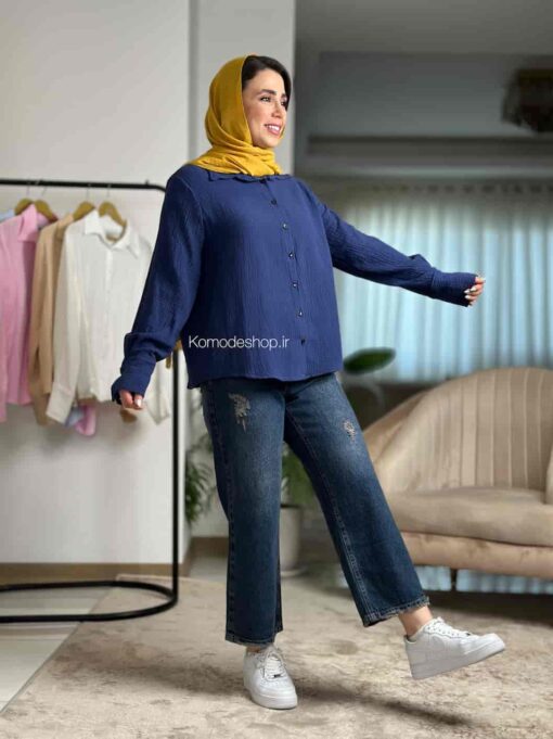 شومیز دبل فیس سویو - Image 13