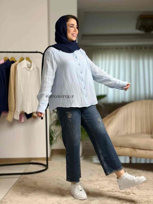 شومیز دبل فیس سویو - Image 9