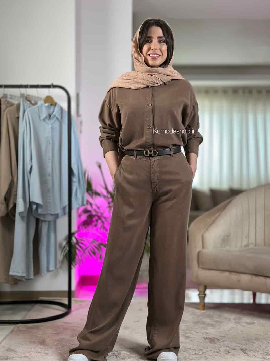 شومیز بلند سیلک ( میلانو )