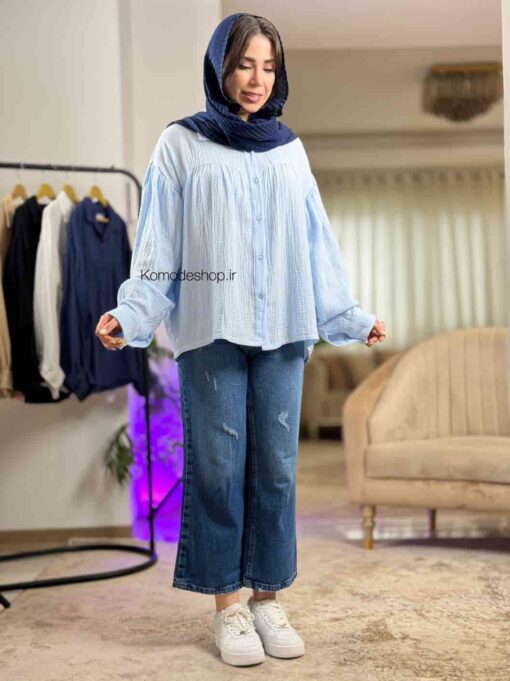 شومیز عروسکی لیانا دبل فیس - Image 4