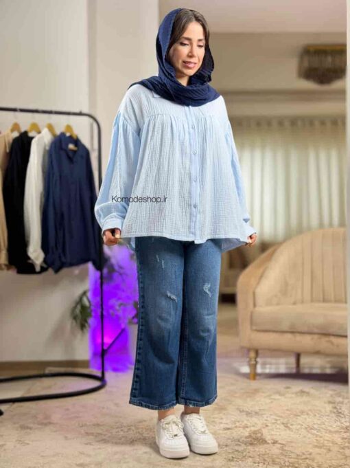 شومیز عروسکی لیانا دبل فیس - Image 19