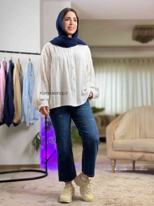 شومیز عروسکی لیانا دبل فیس - Image 15