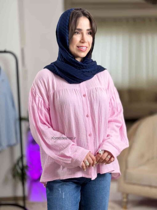 شومیز عروسکی لیانا دبل فیس - Image 11