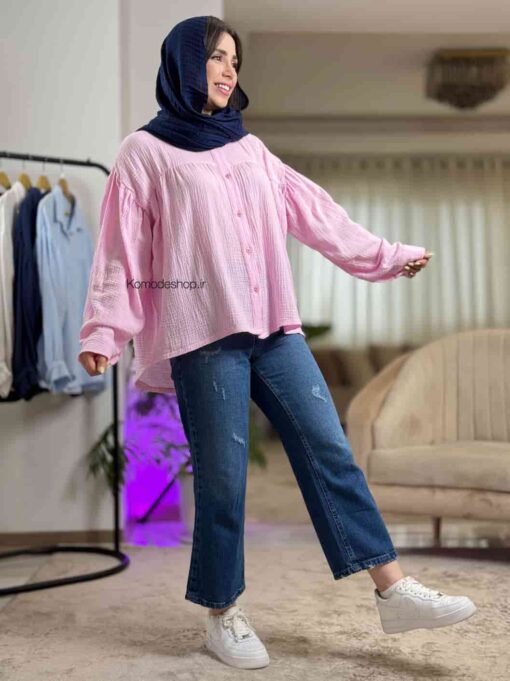 شومیز عروسکی لیانا دبل فیس - Image 6