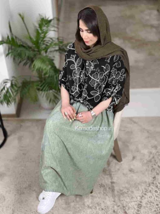 شومیز گره ای لیلیوم - Image 15