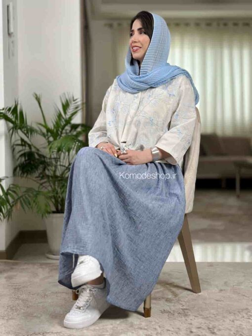 شومیز گره ای لیلیوم - Image 13