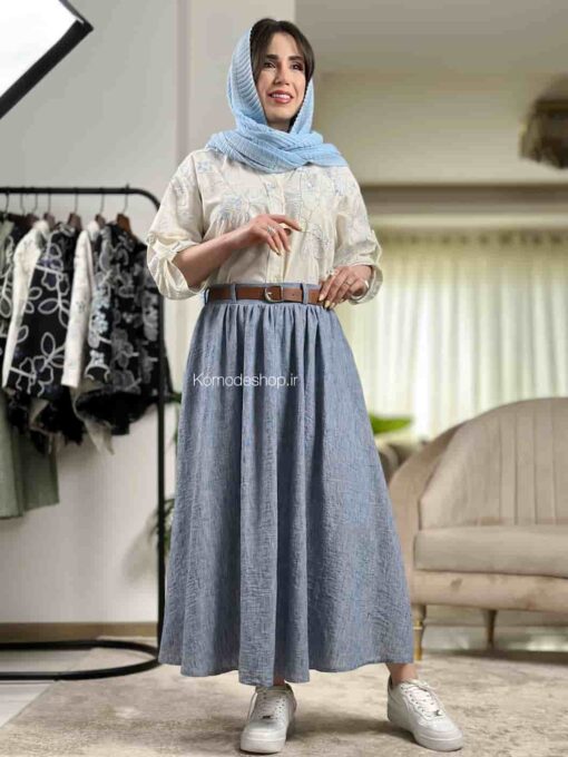 شومیز گره ای لیلیوم - Image 10