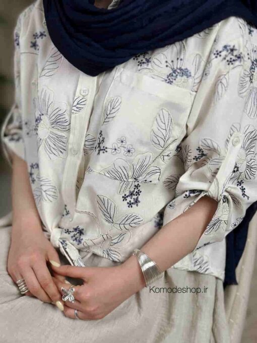 شومیز گره ای لیلیوم - Image 26