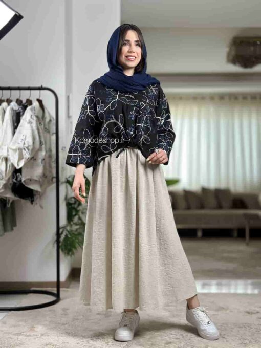 شومیز گره ای لیلیوم - Image 28