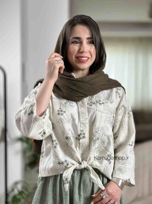 شومیز گره ای لیلیوم - Image 6
