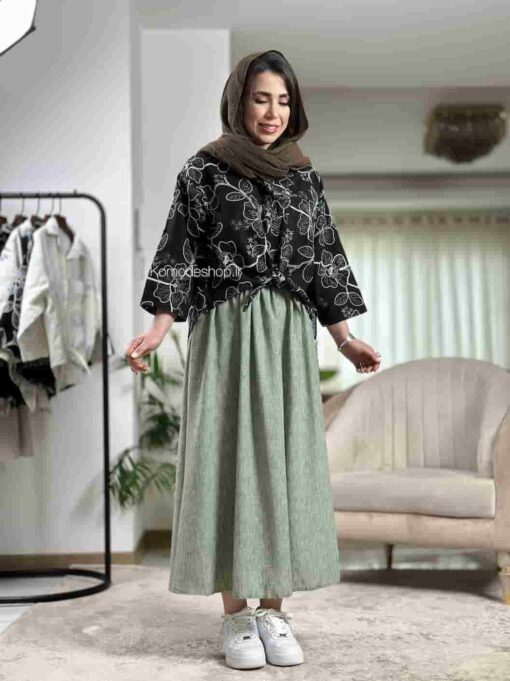 شومیز گره ای لیلیوم - Image 18