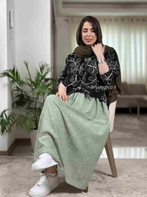شومیز گره ای لیلیوم - Image 16