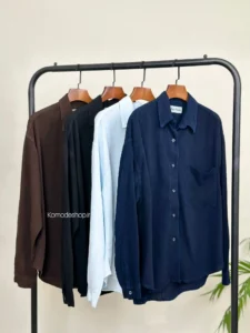 شومیز سیلک اسلپ زنانه