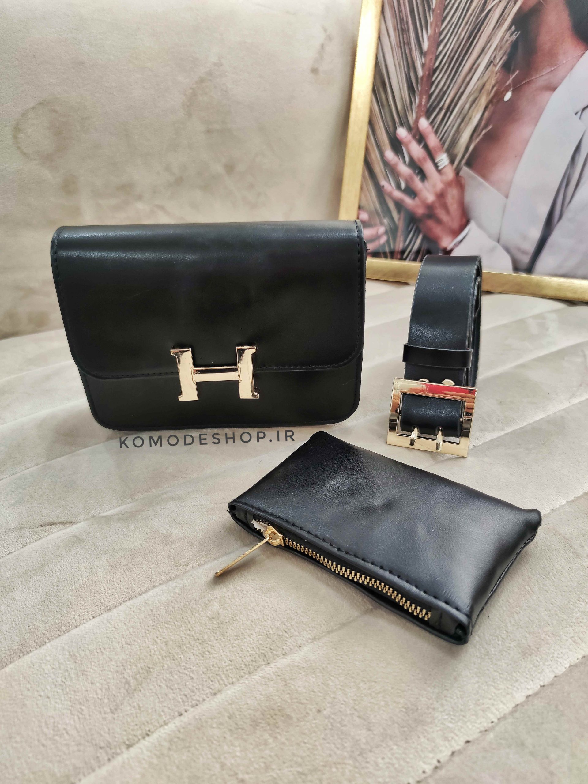 کیف دوشی و کمری هرمس 