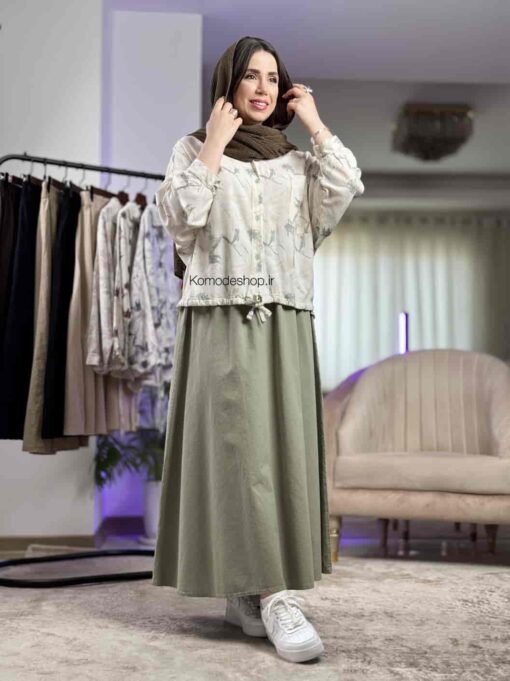 شومیز گت دار مهتاب - Image 7