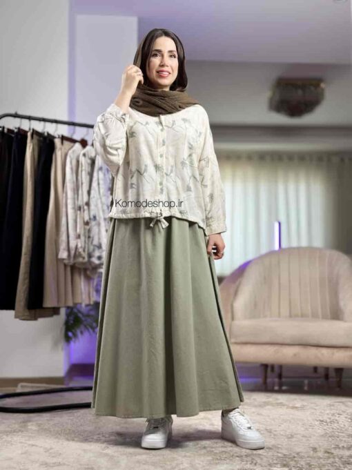 شومیز گت دار مهتاب - Image 6