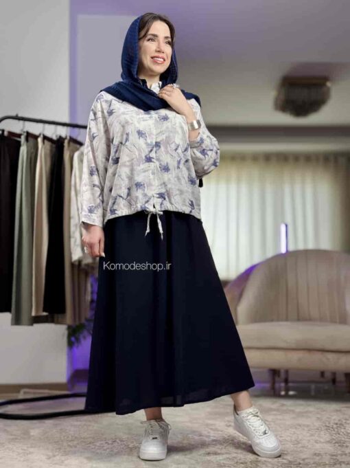 شومیز گت دار مهتاب - Image 14