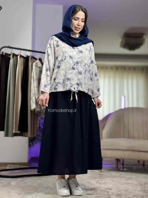 شومیز گت دار مهتاب - Image 3