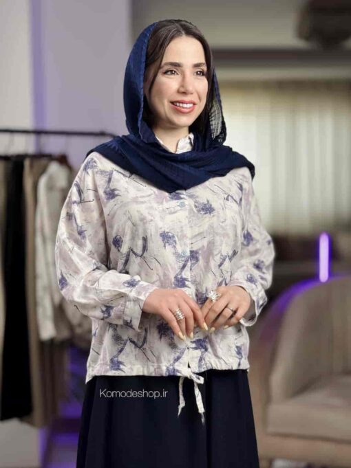 شومیز گت دار مهتاب - Image 13