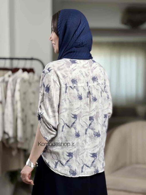 شومیز گت دار مهتاب - Image 12