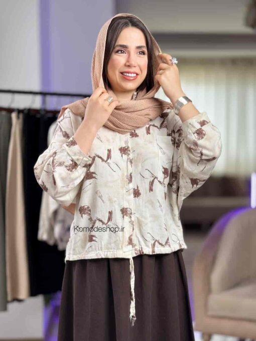 شومیز گت دار مهتاب - Image 21