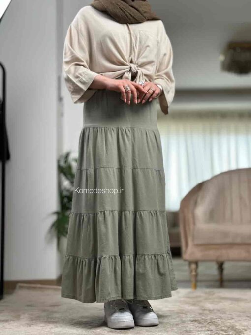 دامن چیندار روناس - Image 8