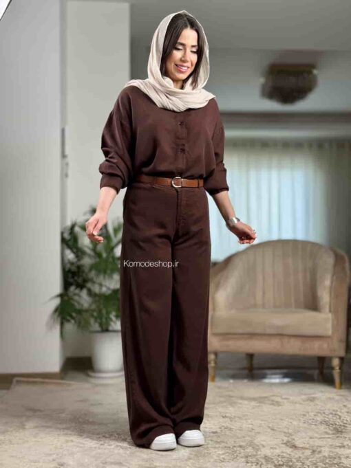 شومیز بلند سیلک ( میلانو ) - Image 31