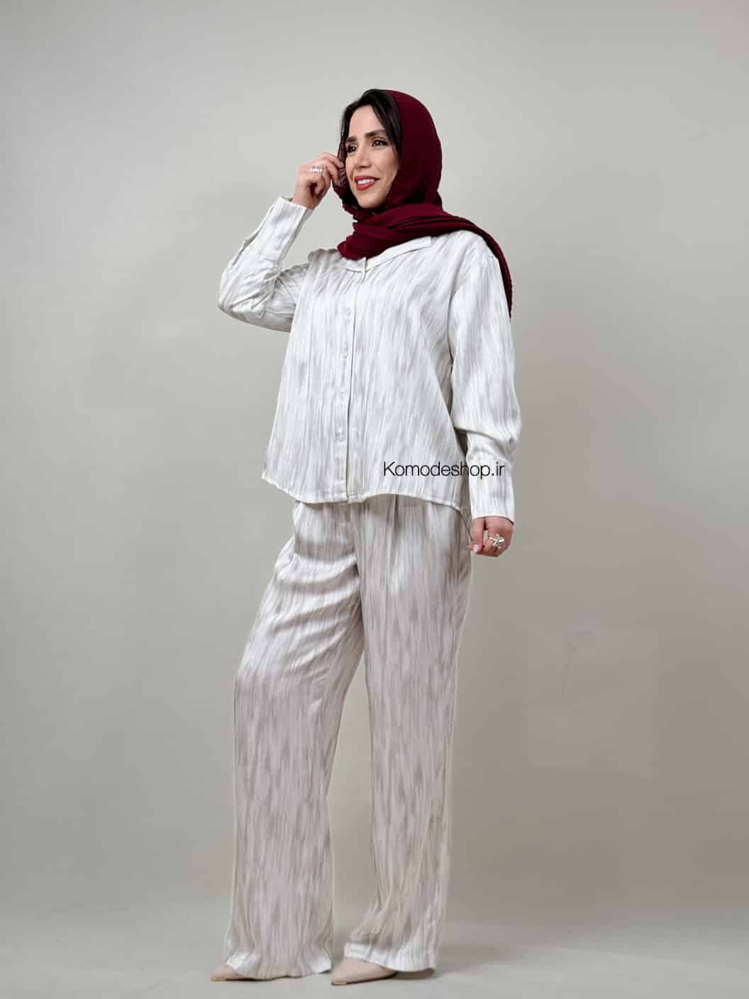 ست شومیز شلوار کوبیسم 