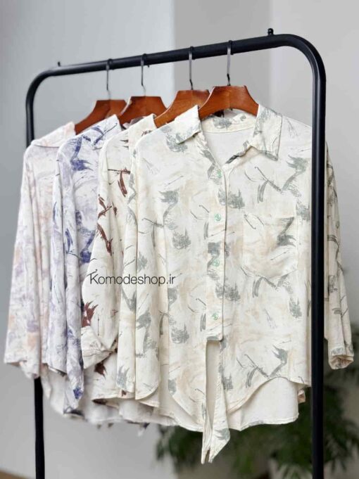شومیز گره ای ترنج - Image 2