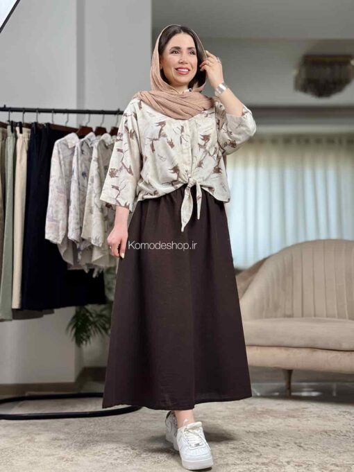 شومیز گره ای ترنج