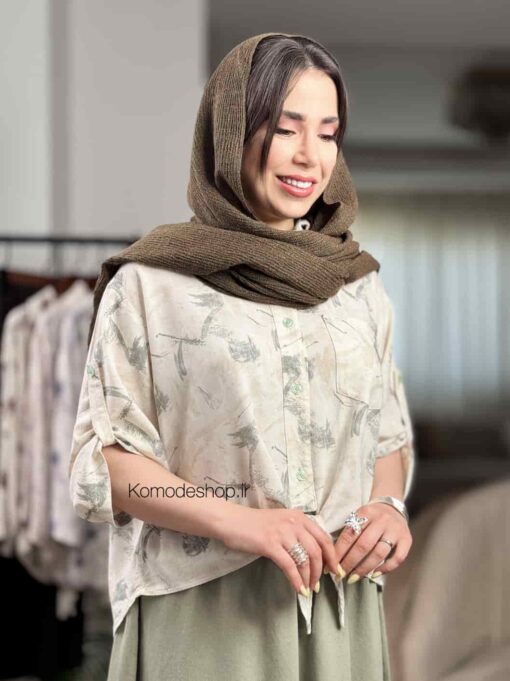شومیز گره ای ترنج - Image 12