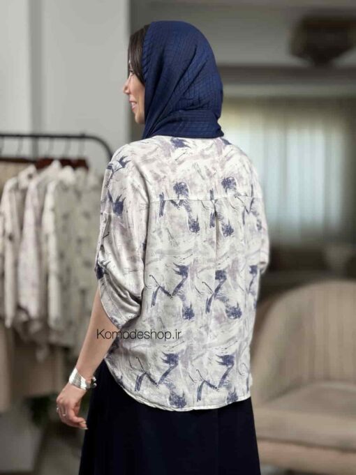 شومیز گره ای ترنج - Image 10