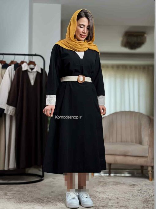 پیراهن لینن گلاریس - Image 23