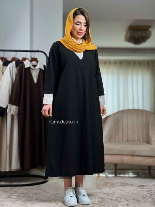 پیراهن لینن گلاریس - Image 11