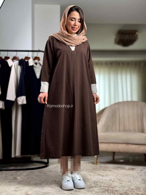 پیراهن لینن گلاریس - Image 10