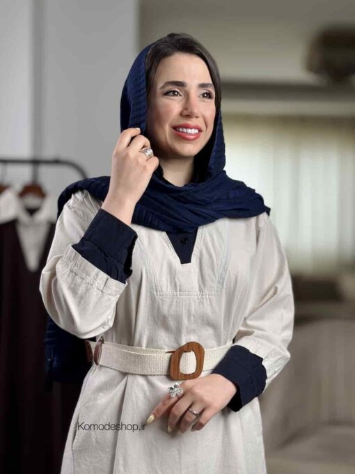 پیراهن لینن گلاریس - Image 16