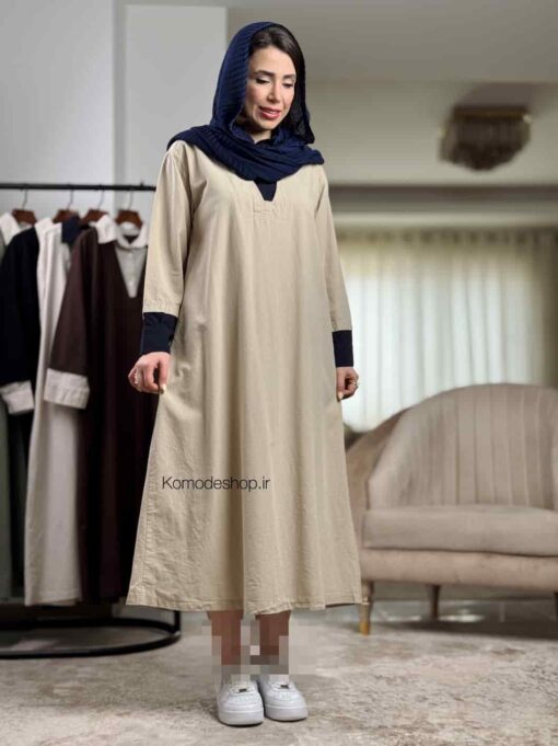 پیراهن لینن گلاریس - Image 20
