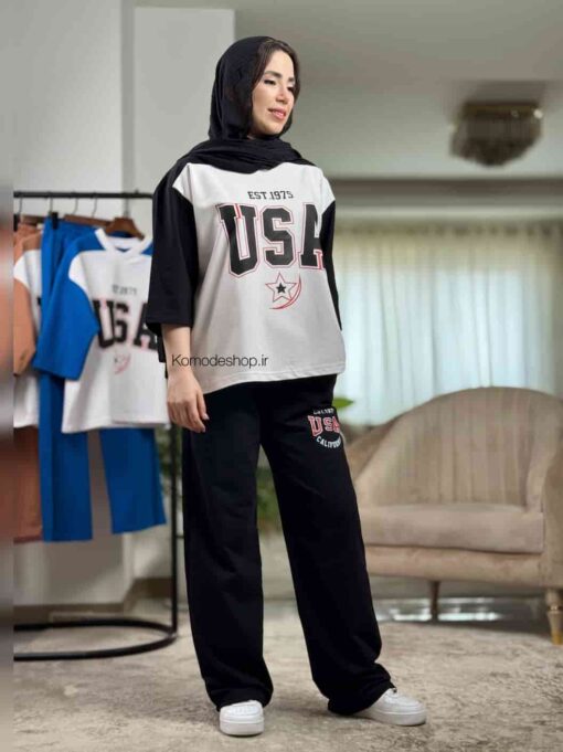 تیشرت شلوار usa ست - Image 4